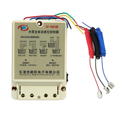 Edf-9es Float Switch Water Automatic Level Controller 5A 220V Liquid Level Detection Sensor Water Pump Controller +2m Sensor*3PCS